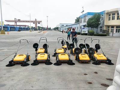 某物資儲備部門采購合美無動力掃地車，提升地面清潔效率